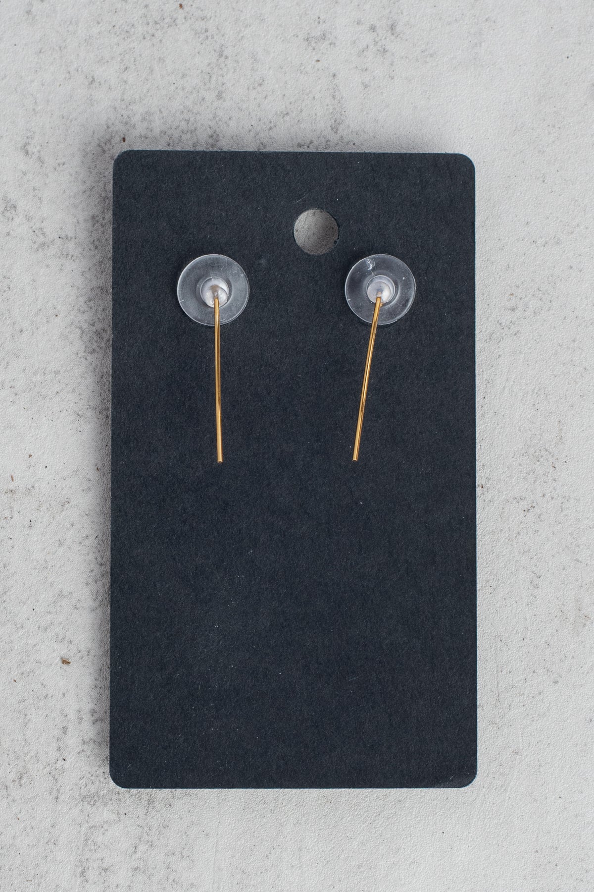 Swarovski Crystal Gold Plated Line Earrings
