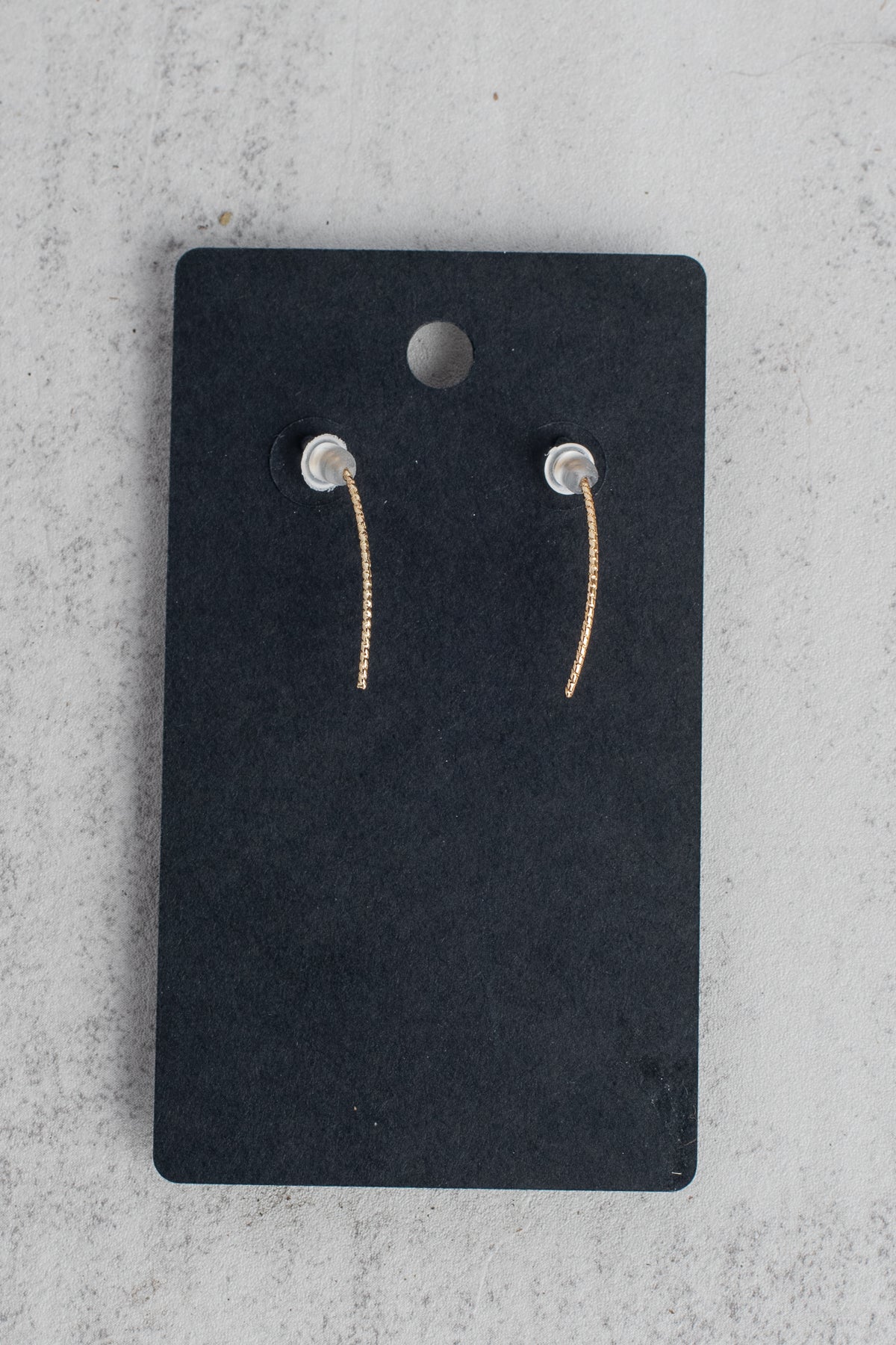 Double Crystal Drop Earrings