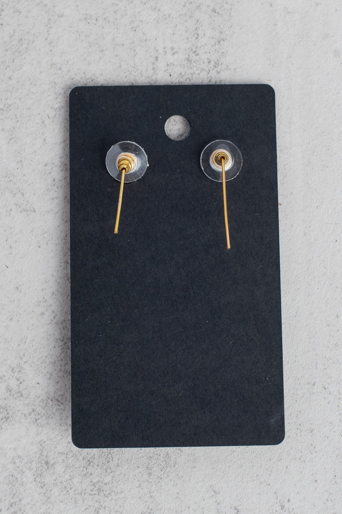 Gold Fancy Filigree and Marquise Blue Crystal Earrings