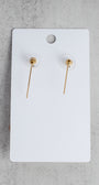 Crystal and Tiger's Eye Jasper Earrings