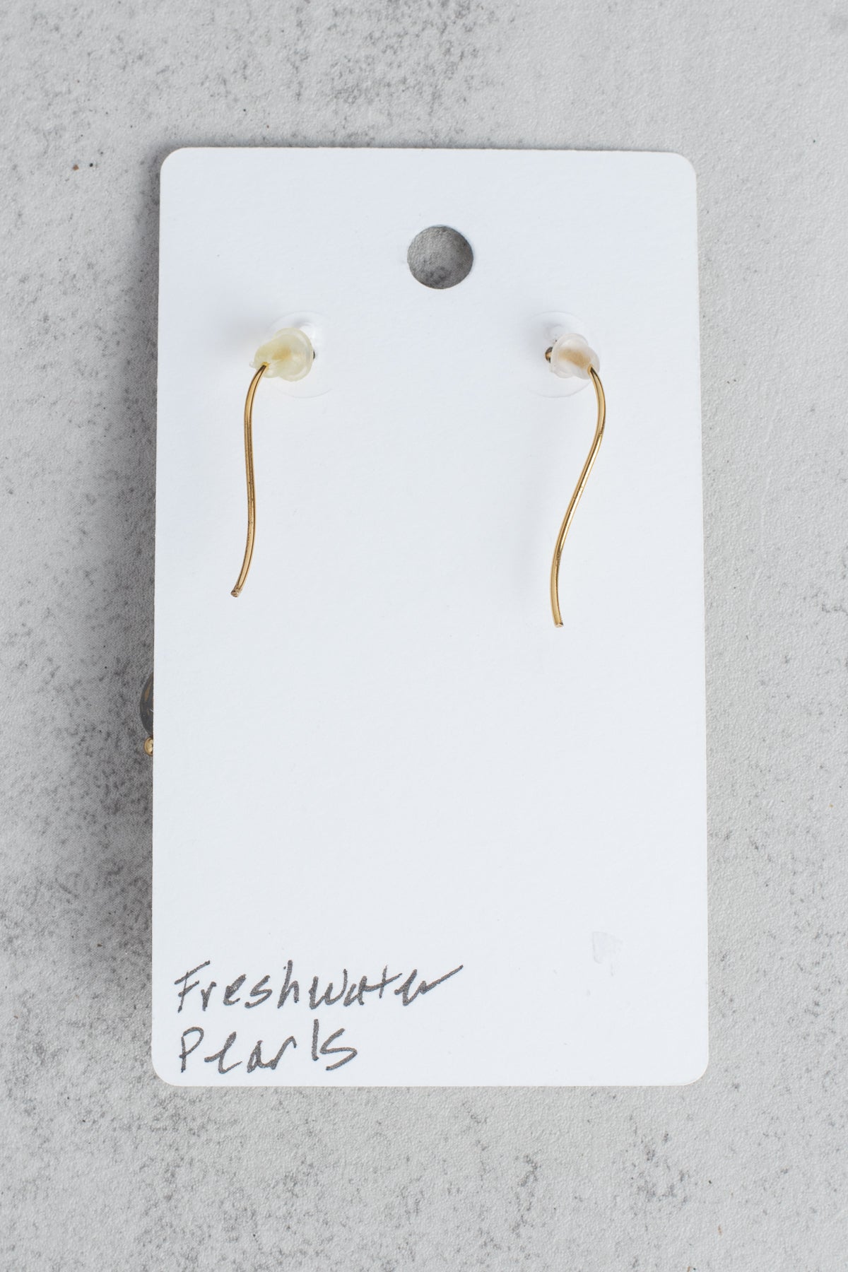 Freshwater Gray Pearl and Crystal Earrings