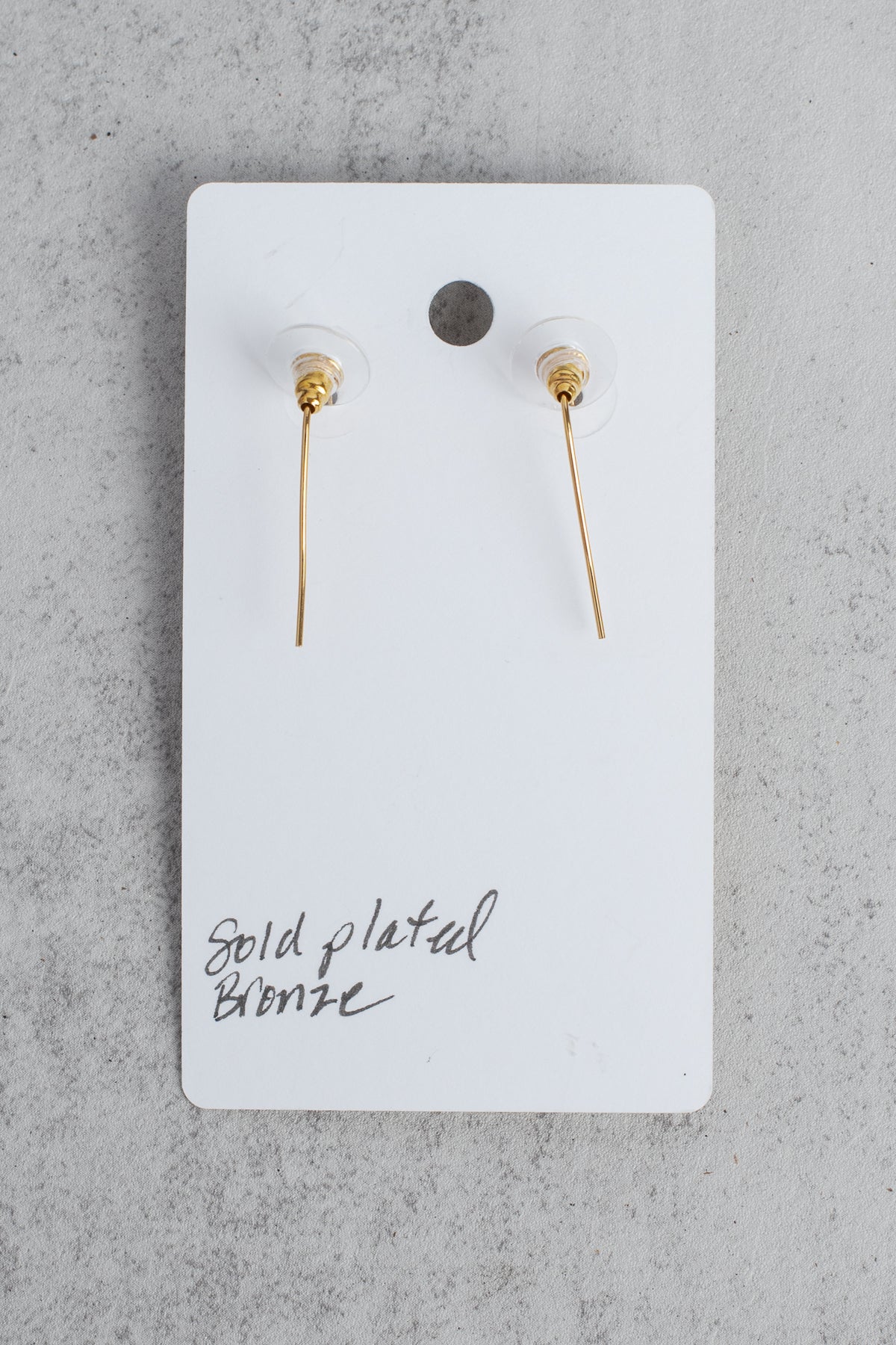 Maltese Cross and Brown Crystal Gold Earrings