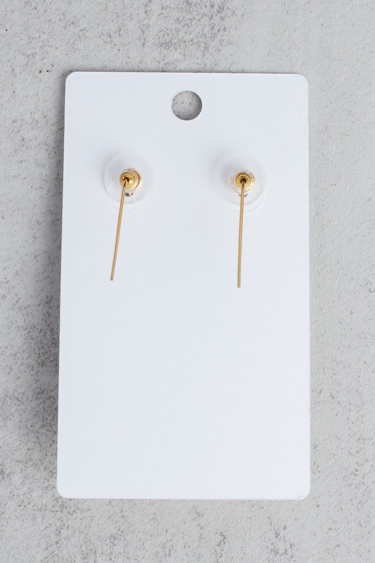 White Pearl and Crystal Cross Earrings