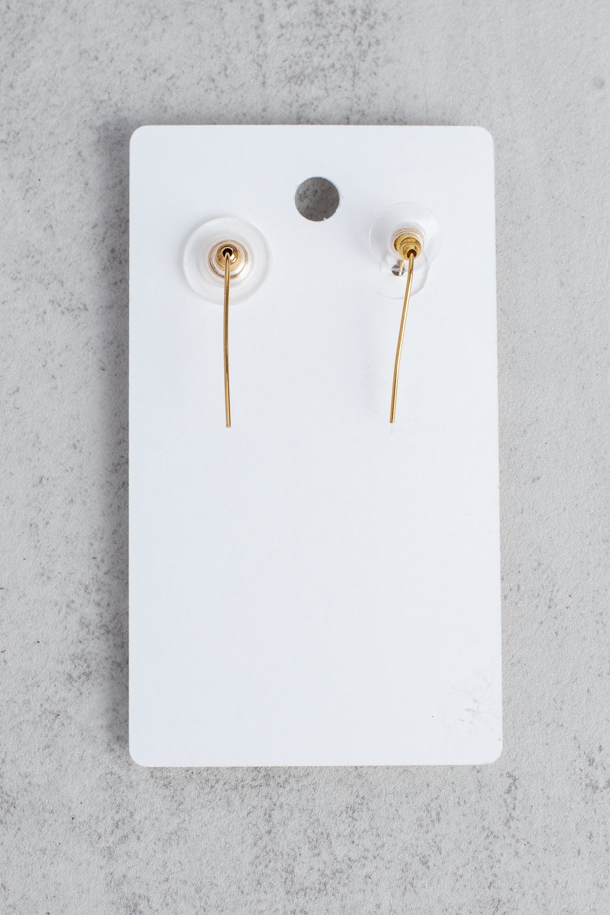 Green Crystal Gold Leaf Dangle Earrings