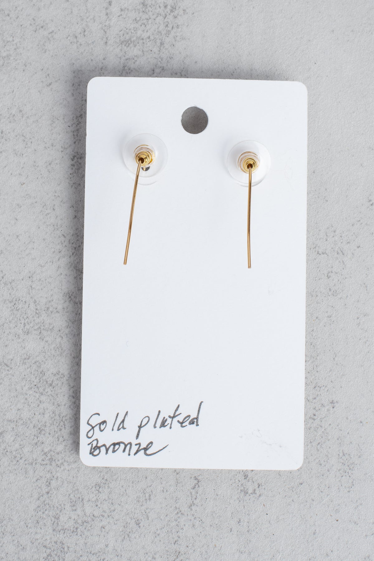 Fleur de Lis and Crystal Gold Earrings