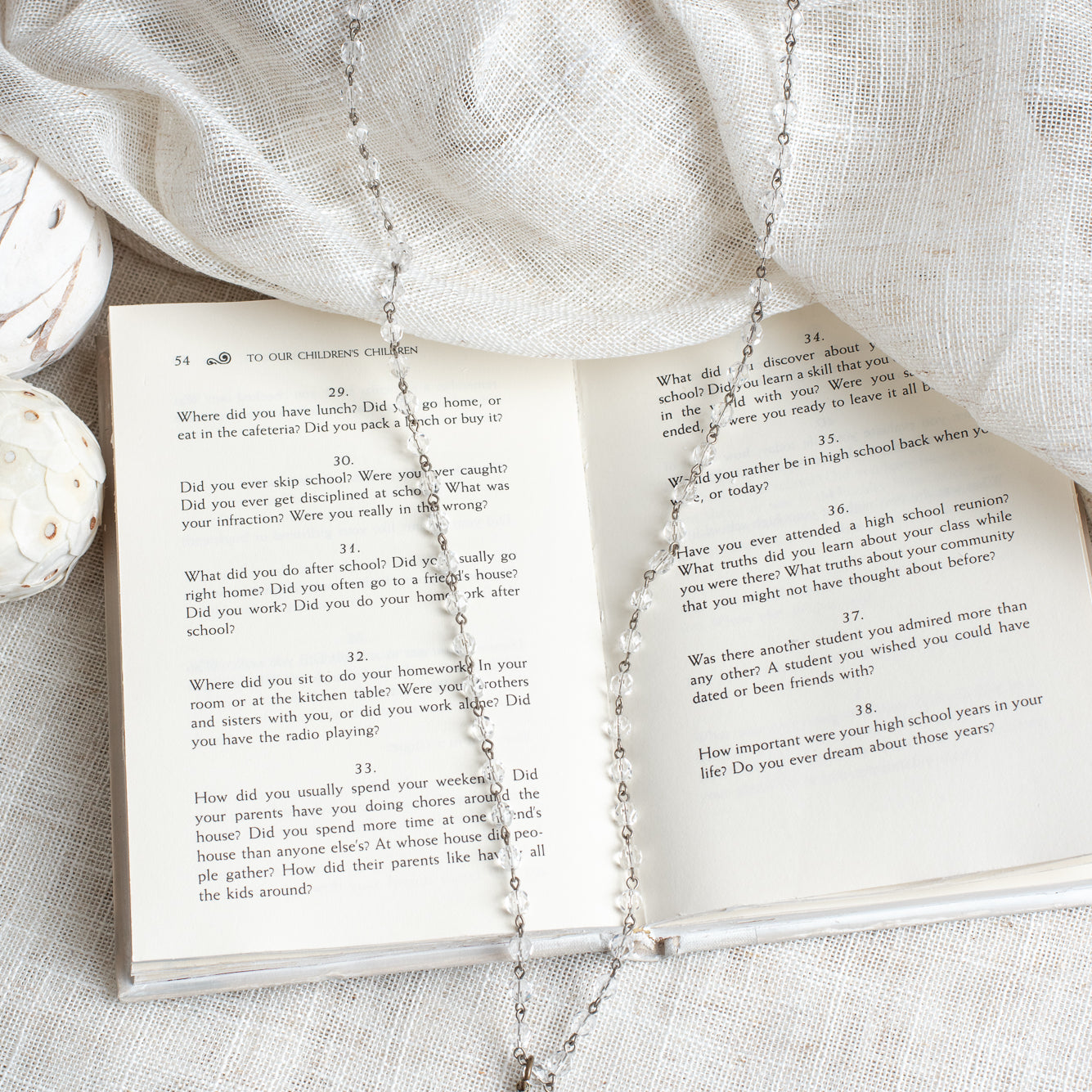 Antique Silver Dollar Coin Replica Bronze Bezel Pendant on a Bronze and Crystal Rosary Chain