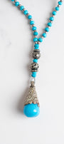 Amazonite & Turquoise Southwest Pendant Necklace
