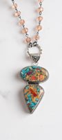 Southwestern Turquoise & Sterling Silver Statement Necklace