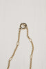 Matte Gold Plated Feather Pendant on Chain Necklace