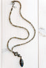 Fancy Labradorite Pendant with Faceted Labradorite Necklace